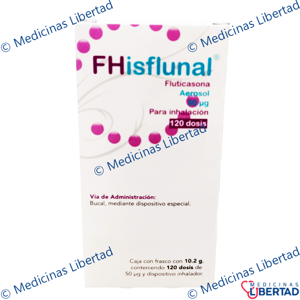 FHISFLUNAL (FLUTICASONA) 120 DOSIS AEROSOL