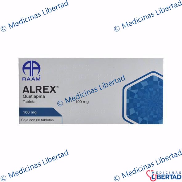 ALREX (QUETIAPINA) TABLETAS C/60