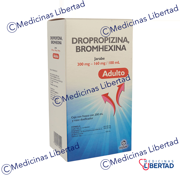 DROPO/ BROMHEXINA ADULTO JARABE C/200 ML