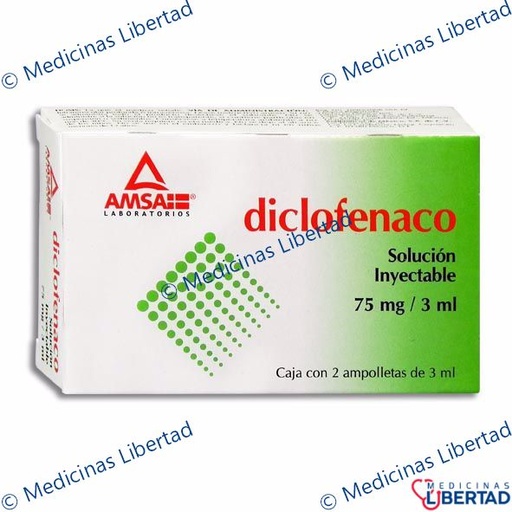 [7501349025929] DICLOFENACO AMSA - Solucion Inyectable - c/2