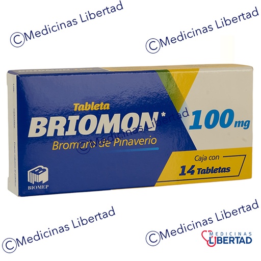 [7501573909699] BRIOMON (BROMURO DE PINAVERIO) 100MG C/14