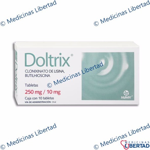 [7502009741487] DOLTRIX 250/10MG TABLETAS  C/10