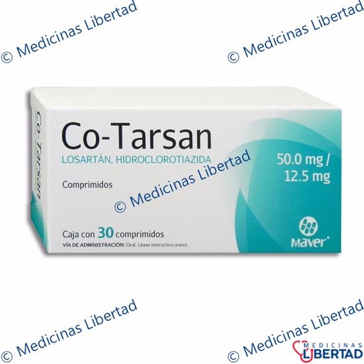 [7502009742774] CO-TARSAN 50/12.5MG COMPRIMIDOS C/30