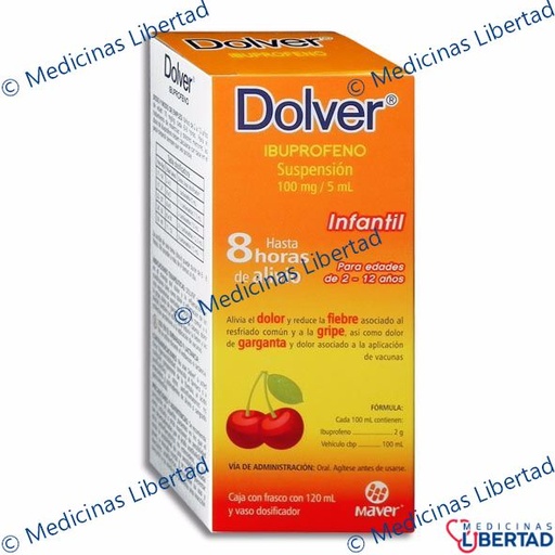 [7502009745430] DOLVER NARANJA Suspension 120 ml