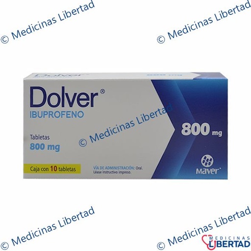 [7502009747281] DOLVER 800MG TAB C/10