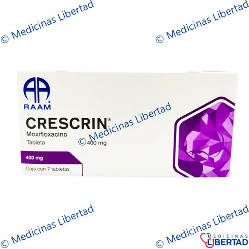 [7502227877722] CRESCRIN (MOXIFLOXACINO) 400MG TAB C/7