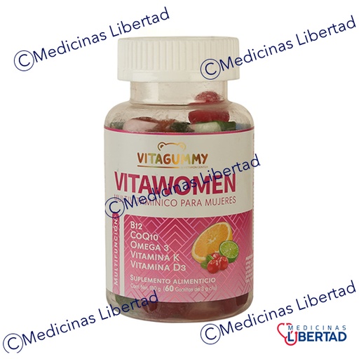 [7502268850630] GOMITAS VITAWOMEN MULTIVITAMINICO C/60 VITAGUMMY