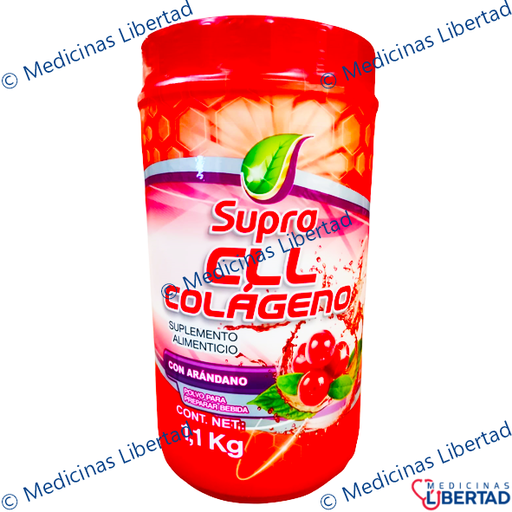 [7502280810063] SUPRA CLL COLAGENO 1.1KG SABOR ARANDANO