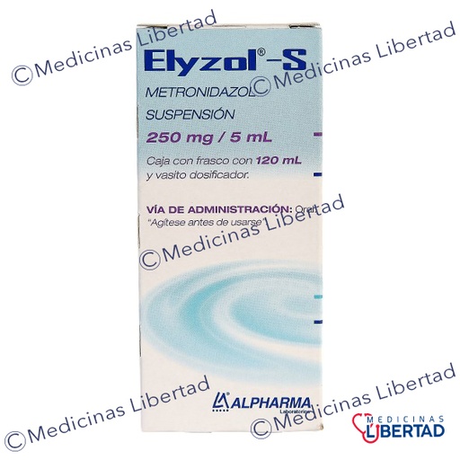 [7503003134008] ELYZOL-S  250 MG SUSPENSION 120 ML