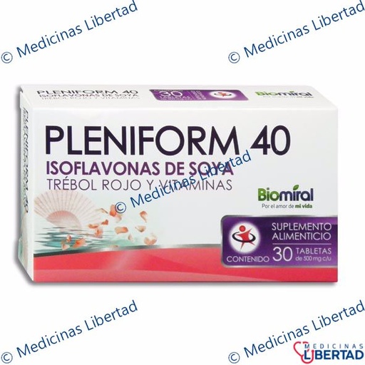 [7503181041884] PLENI-FORM 40 TABLETAS  C/30