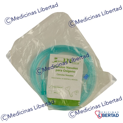 [7506022308245] CANULA NASAL P/OXIGENO ADULTO  SENSIMEDICAL1 PIEZA
