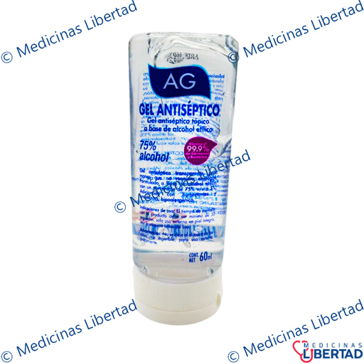 [7502281190102] GEL ANTIBACTERIAL AG 60ML 1PZ.