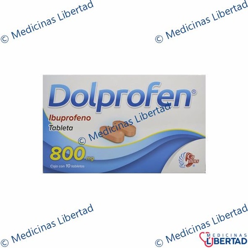 [780083148805] DOLPROFEN 800 Tabletas c/10