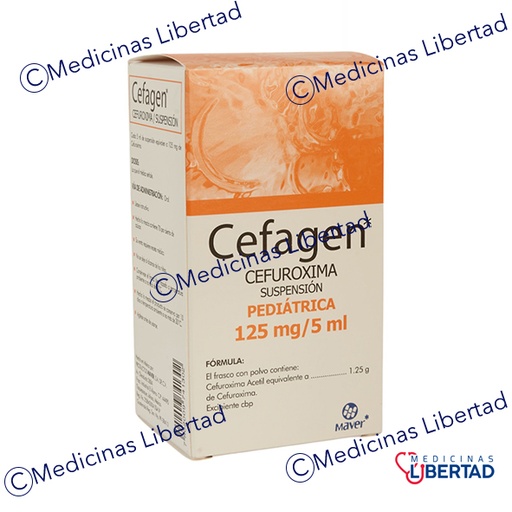 [7502009741302] CEFAGEN PEDIATRICA 125MG SUS.50ML