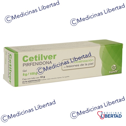 [7502009748448] CETILVER (PIRFENIDONA) 10 G