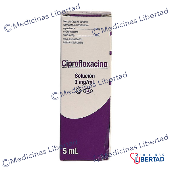 CIPROFLOXACINO GRIN SOL OFTALMICA GTS 5ML