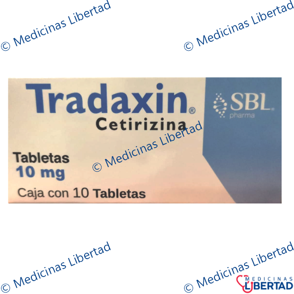 TRADAXIN 10MG (CETIRIZINA) CAJA C/10