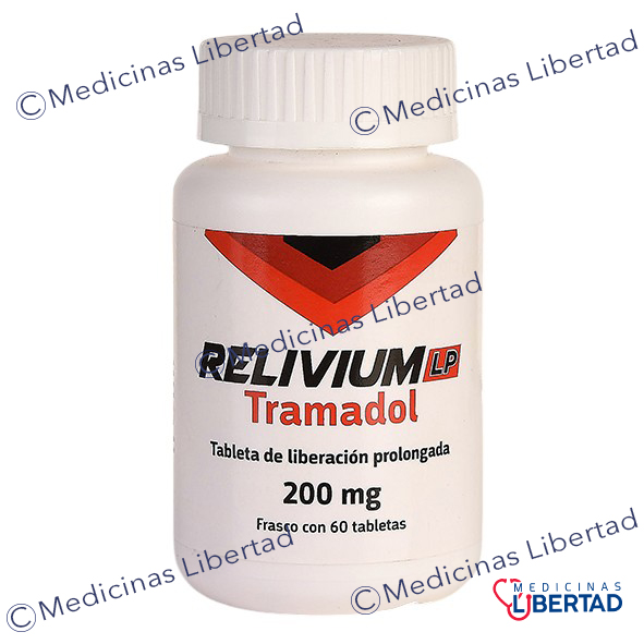 RELIVIUM LP ( TRAMADOL ) 200 MG C/60 TABLETAS