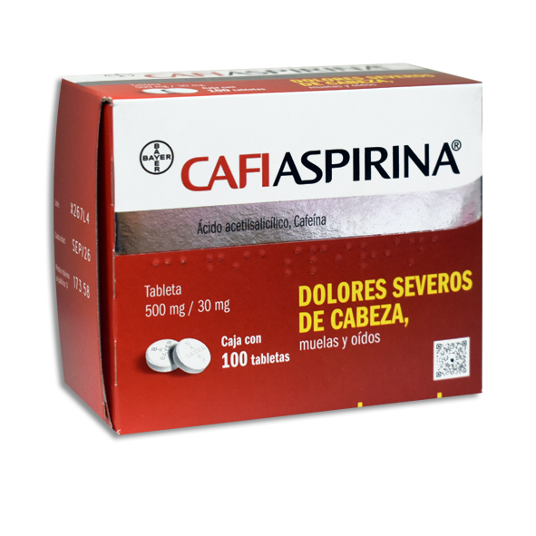 CAFIASPIRINA Tabletas c/100