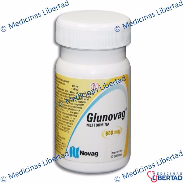 GLUNOVAG 850MG -TABLETAS  C/30