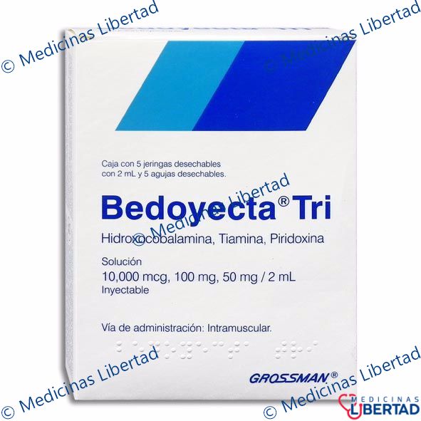 BEDOYECTA- TRI INYECTABLE  C/5