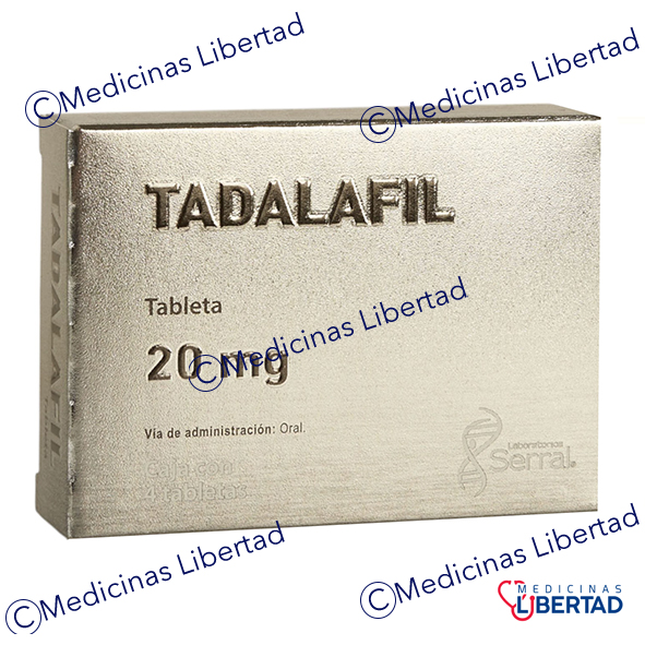 TADALAFIL SERRAL 20 MG C/4 TABLETAS