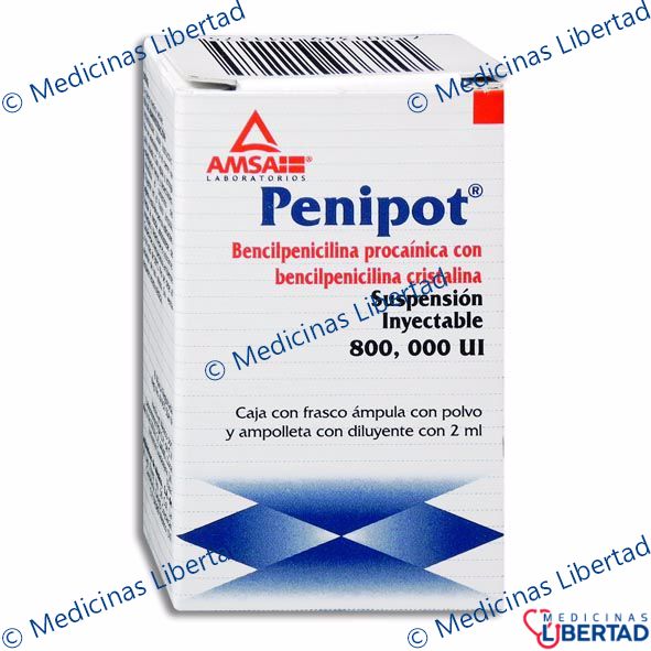 PENIPOT 800,000 IU - Solucion Inyectable - c/1