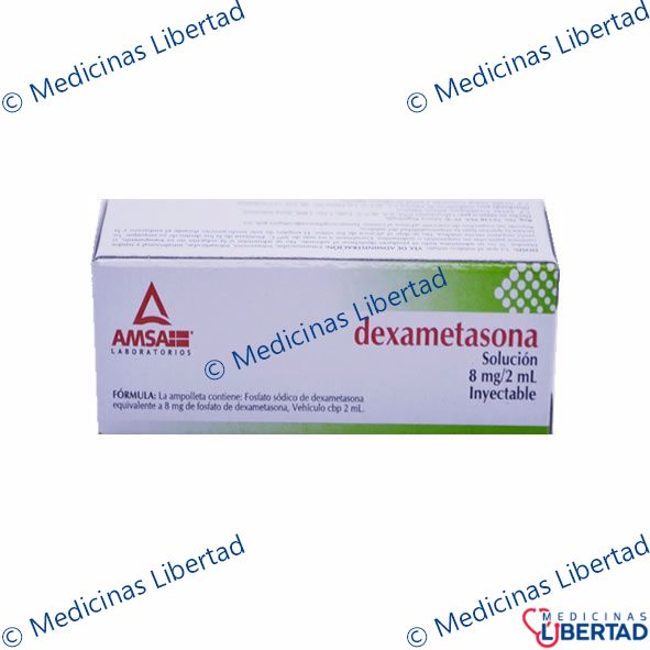 DEXAMETASONA  8 MG/2ML AMSA - Solucion Inyectable - c/1