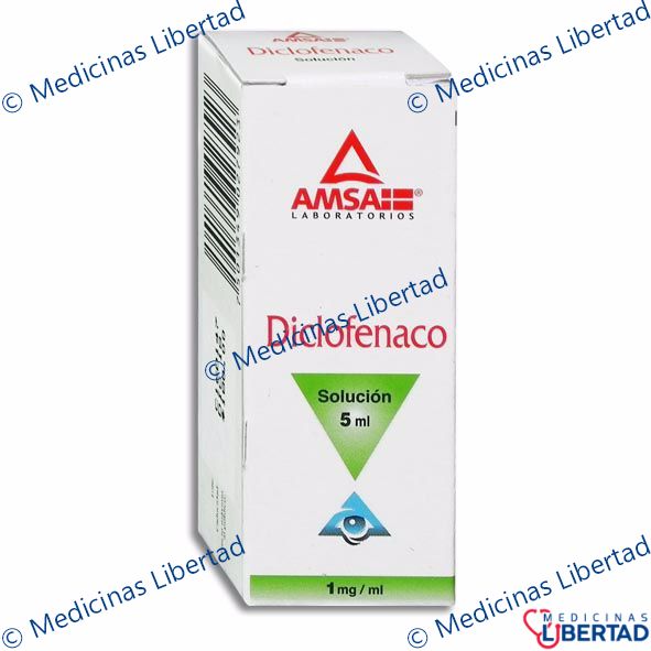 DICLOFENACO AMSA Solucion Oftalmica 5ML