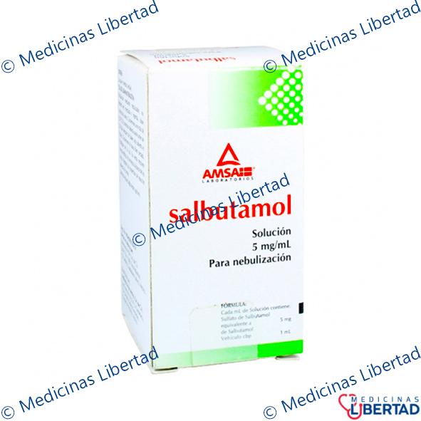SALBUTAMOL AMSA SOLUCION  PARA NEBULIZAR 10 ML