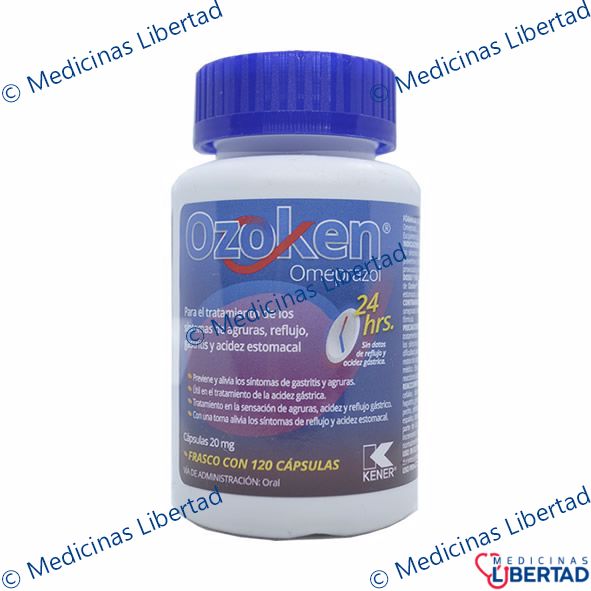 OZOKEN (OMEPRAZOL) KENER CAPSULAS FCO C/120