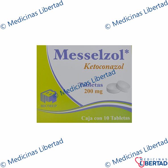 MESSELZOL (KETOCONAZOL) TABLETAS  C/10