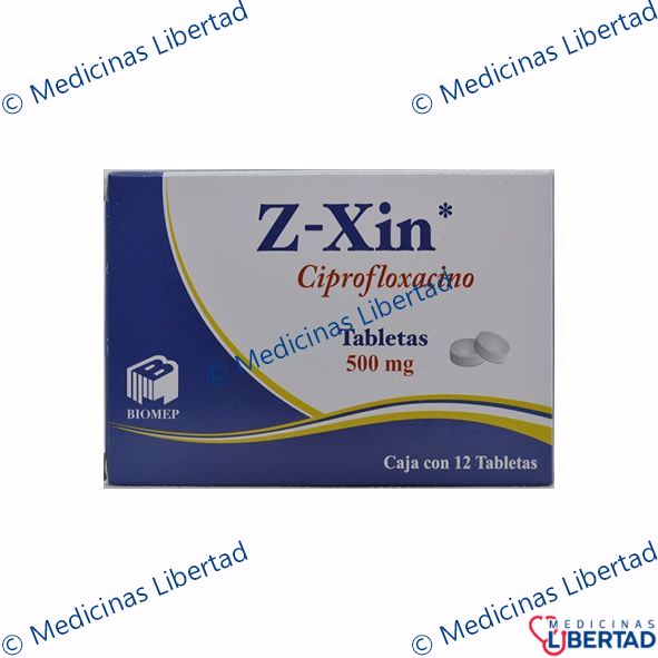Z-XIN TABLETAS 500MG  c/12