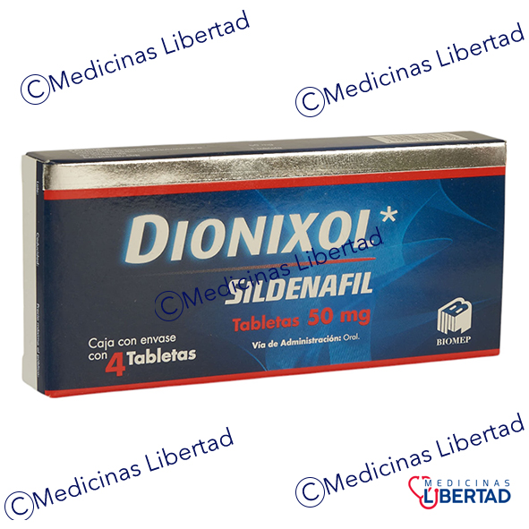 DIONIXOL (SILDENAFIL) 50MG C/4