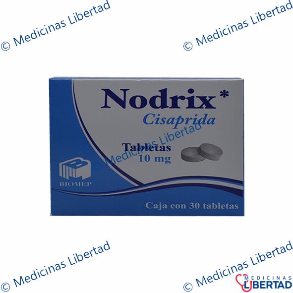 NODRIX 10MG Tabletas c/30