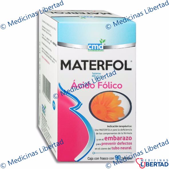MATERFOL - Tabletas - c/90