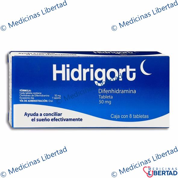 HIDRIGORT ( DIFENHIDRAMINA ) TABLETAS C/8