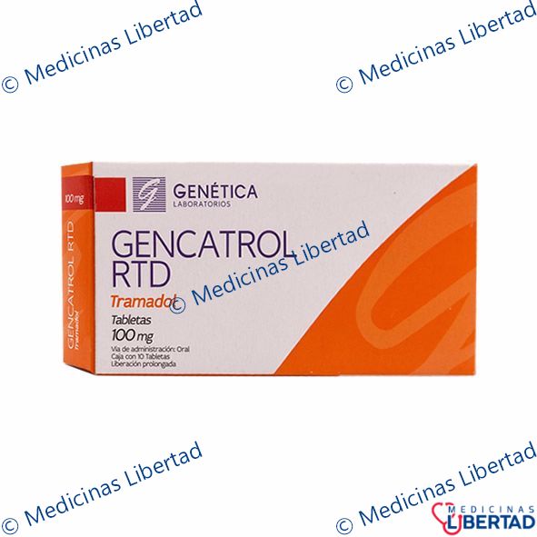 GENCATROL RTD 100 MG Tabletas LP C/10