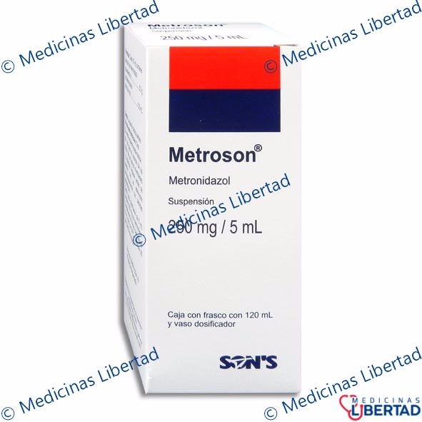 METROSON SUSPENSION 250MG  120 ML
