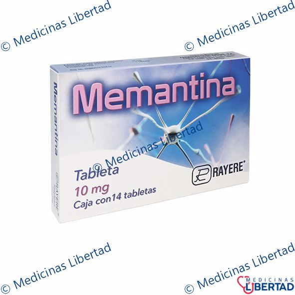 MEMANTINA 10MG RAYERE Tabletas c/14