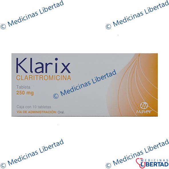 KLARIX 250MG TABLETAS  C/10