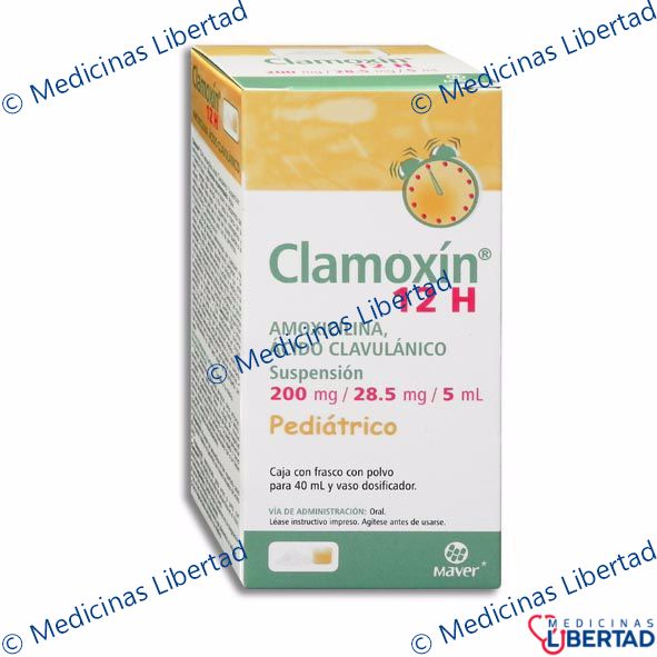 CLAMOXIN 12H PEDT SUSP 200-28.5