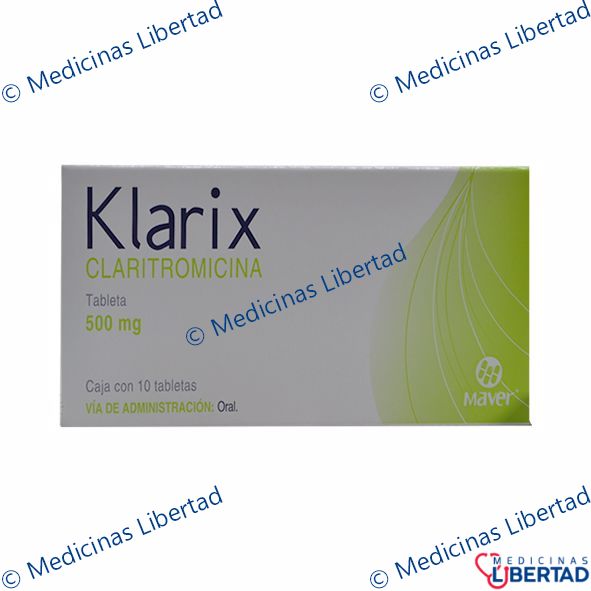 KLARIX 500MG TABLETAS  C/10