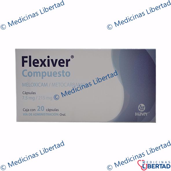 FLEXIVER COMPUESTO 7.5MG / 215MG CAPSULAS  C/20