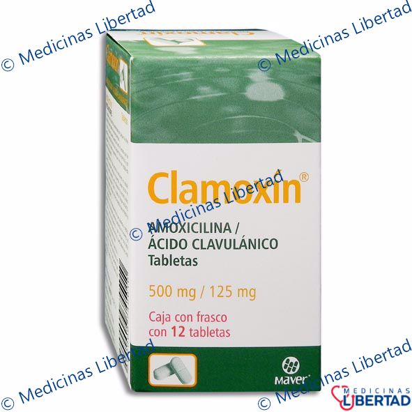 CLAMOXIN 500/125 TABLETAS C/12