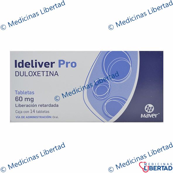 IDELIVER PRO 60MG tabletas LP c/14