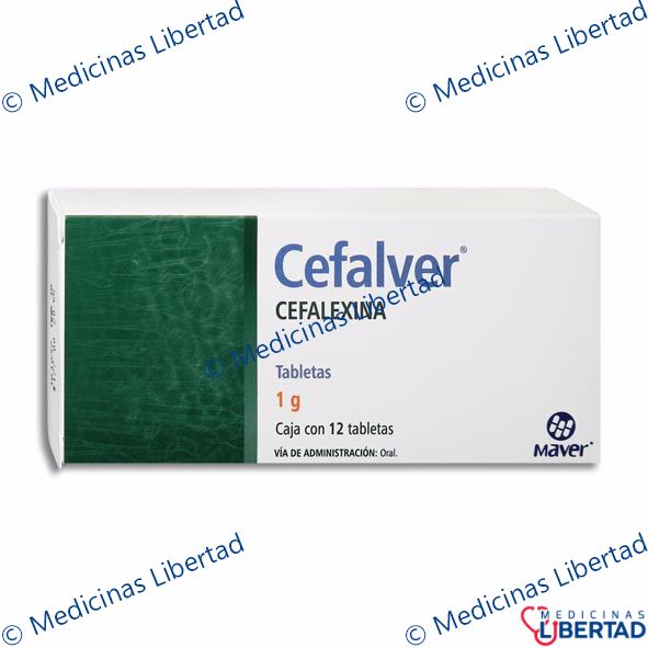 CEFALVER 1GR Tabletas c/12