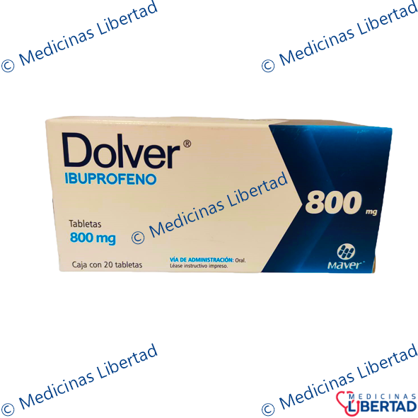 DOLVER 800 Mg  Tab c/20