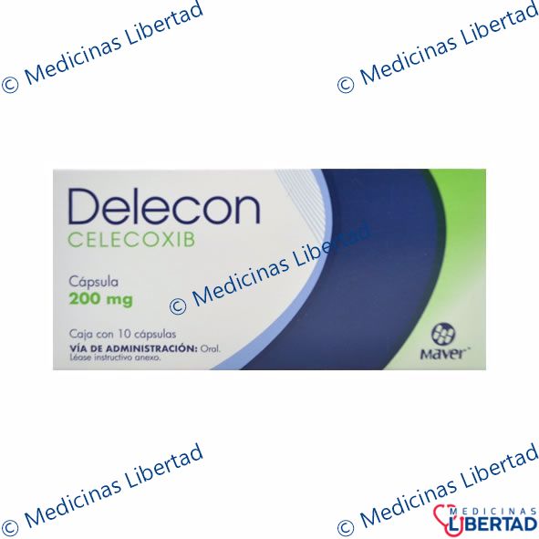 DELECON 200 MG CAPSULAS C/10