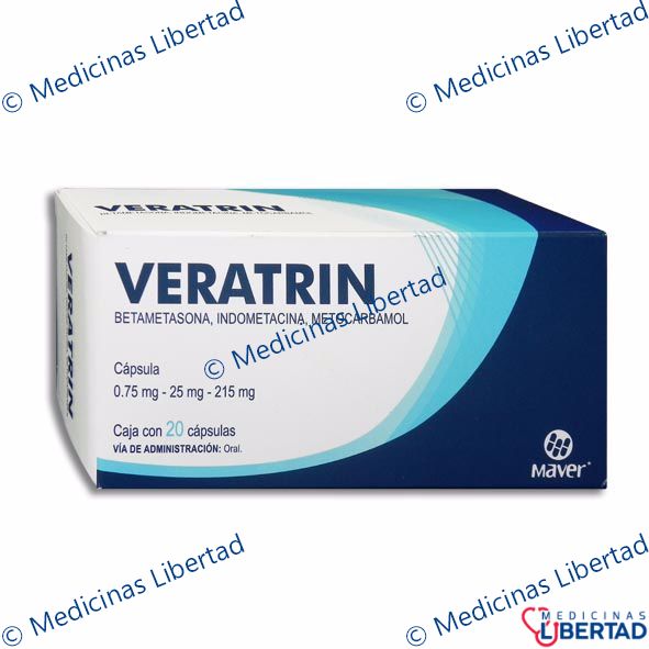 VERATRIN Capsulas c/20